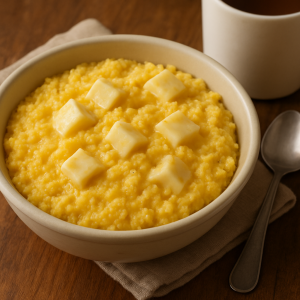 Cuscuz Nordestino Cremoso com Queijo Coalho