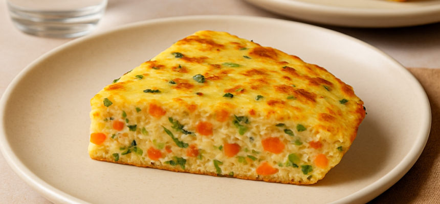 Omelete de Forno com Legumes