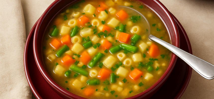 Sopa de Legumes com Macarrão
