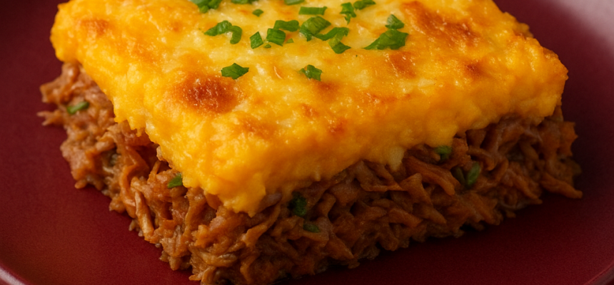 Escondidinho de Abóbora com Carne Seca